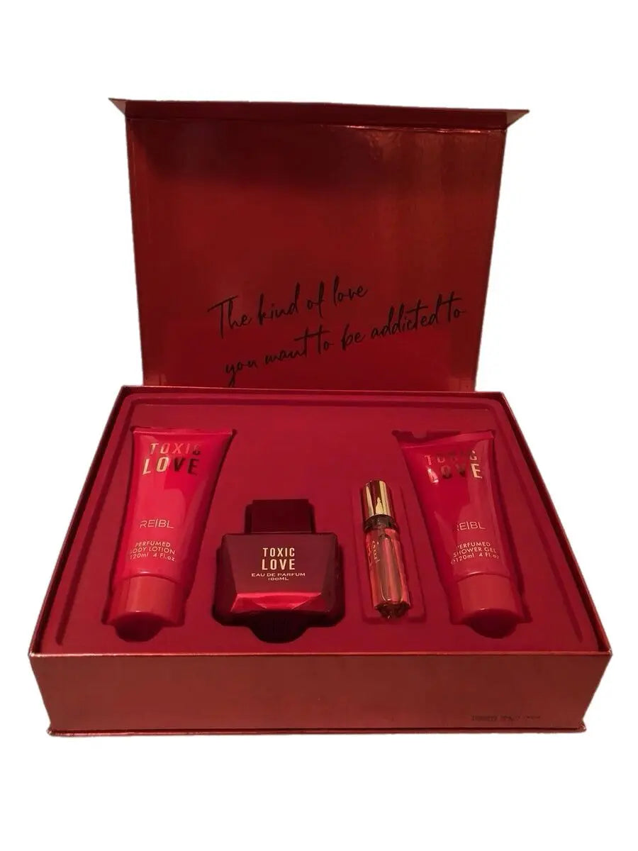 Toxic Love 4-Piece Set By Intertek For Women 3.4oz EDP Spray