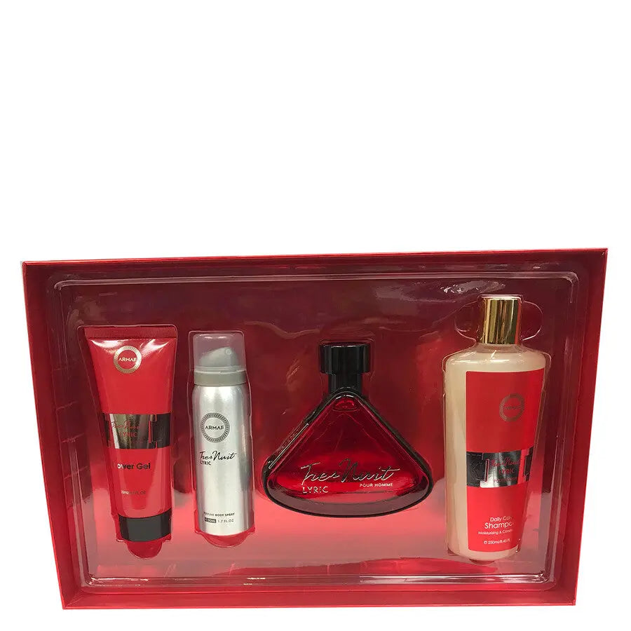 Tres Nuit Lyric By Armaf For men (4pc Gift Set) - perfumesandrea