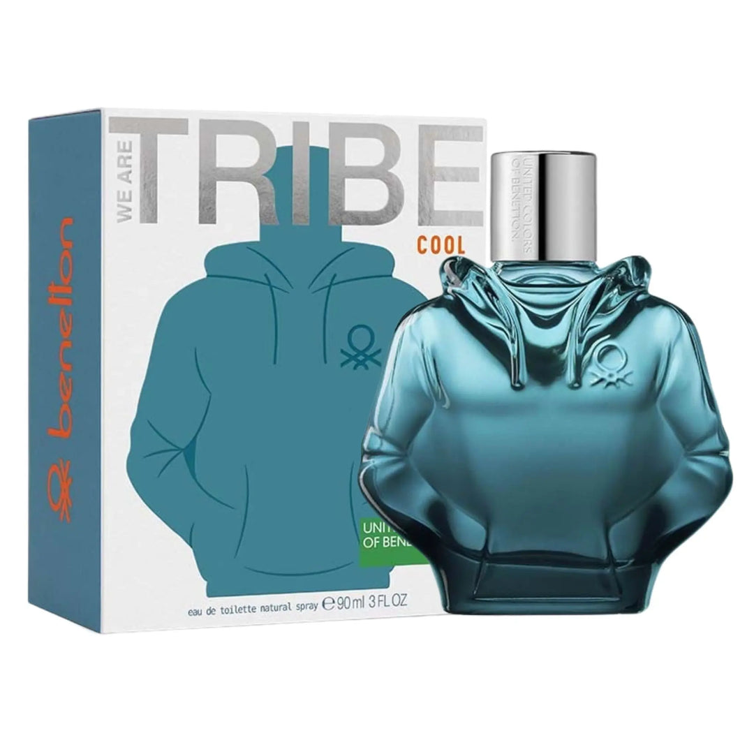 Tribe Cool By Benetton For Men 3.0oz EDT Spray