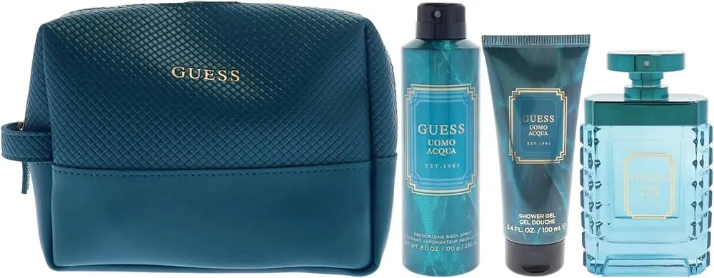 Uomo Acqua By Guess For Men  (4pc Gift Set) Guess