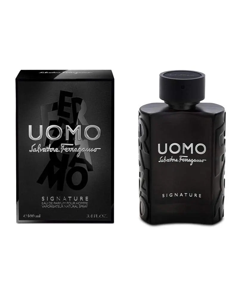 Uomo Signature By Salvatore Ferragamo For Men 3.4 oz EDP Spray - perfumesandrea