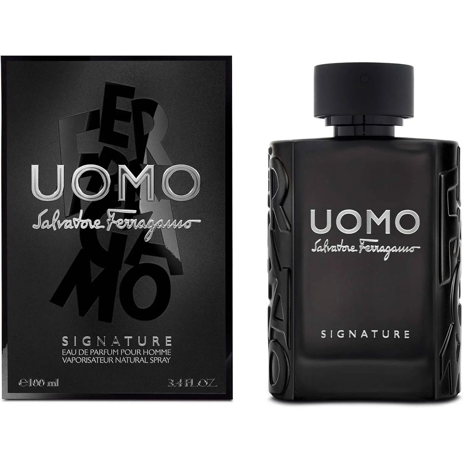 Uomo Signature By Salvatore Ferragamo For Men 3.4oz EDP Spray - perfumesandrea