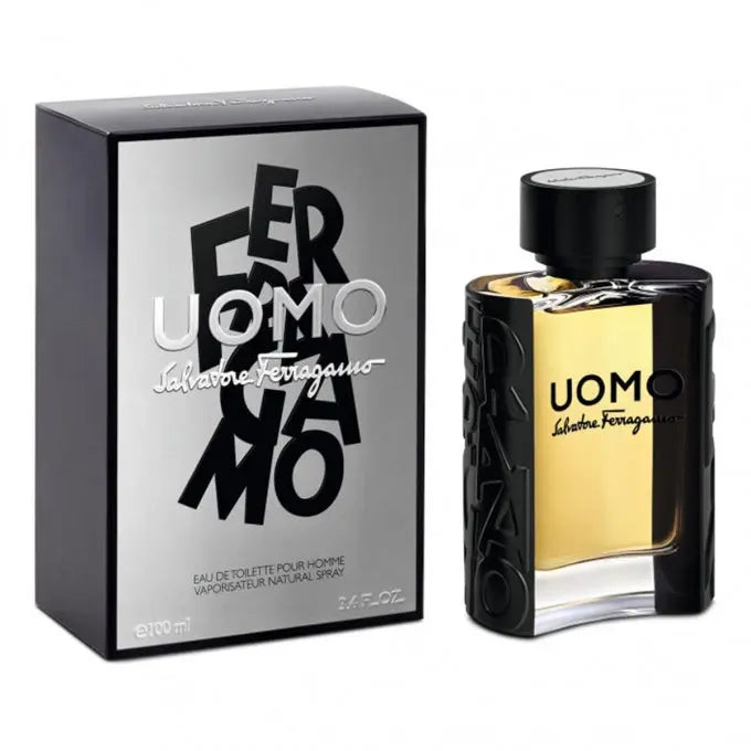Uomo by Salvatore Ferragamo For Men 3.4 oz EDT Spray - perfumesandrea