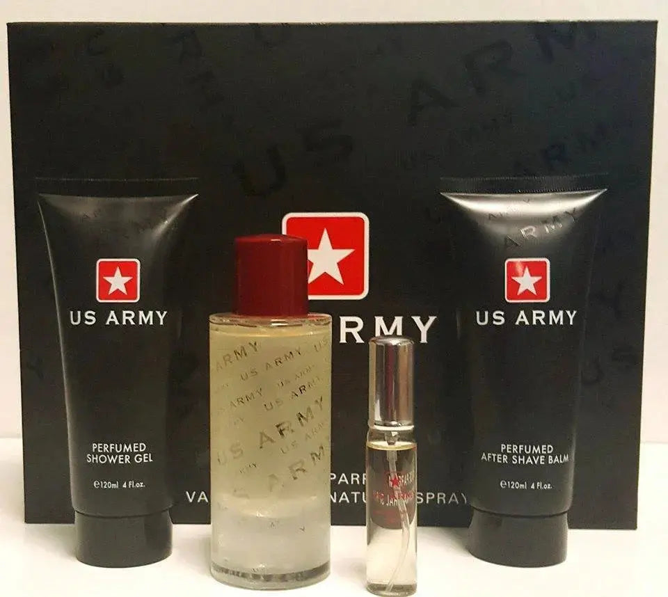 US Army 4-Piece Set By Morakot For Men 3.4oz EDP Spray