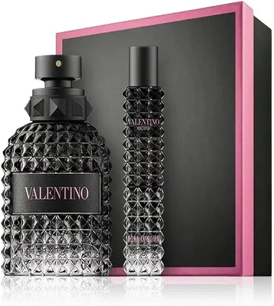 Valentino Uomo Born In Roma 2Pcs Set For Men 3.4oz EDT Spray