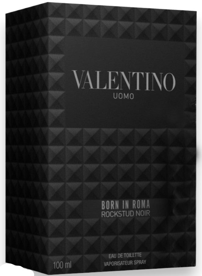 Valentino Uomo Born in Roma Rockstud Noir By Valentino For Men 3.4oz EDT Spray Valentino
