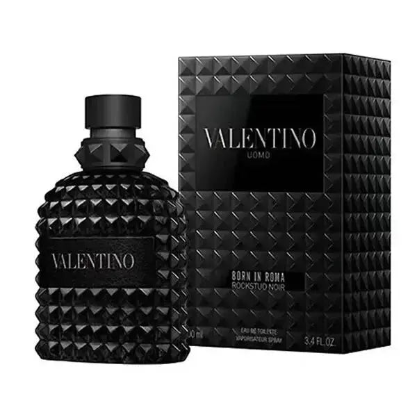 Valentino Uomo Born in Roma Rockstud Noir By Valentino For Men 3.4oz EDT Spray Valentino