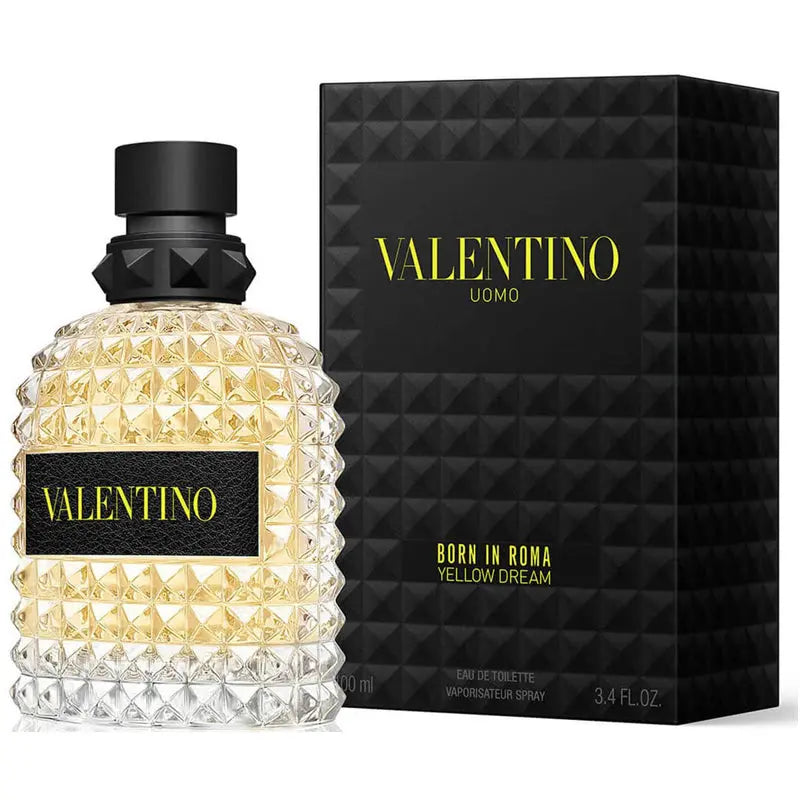 Valentino Uomo Born in Roma Yellow Dream For Men EDT 3.4oz Spray VALENTINO