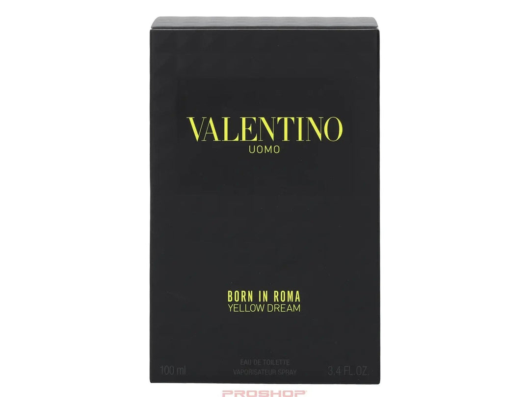 Valentino Uomo Born in Roma Yellow Dream For Men EDT 3.4oz Spray VALENTINO