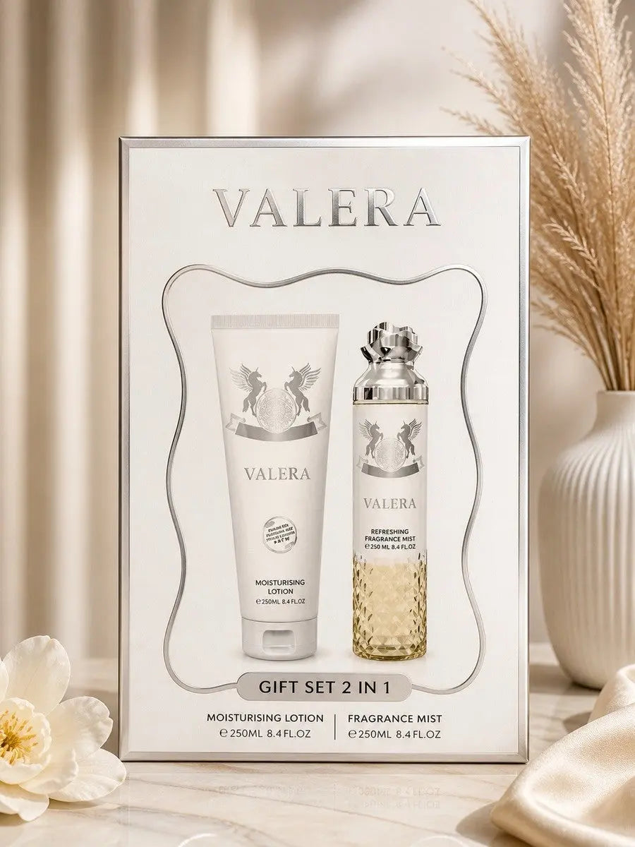 Valera by Le Chameau sweet fruity floral body mist and lotion set
