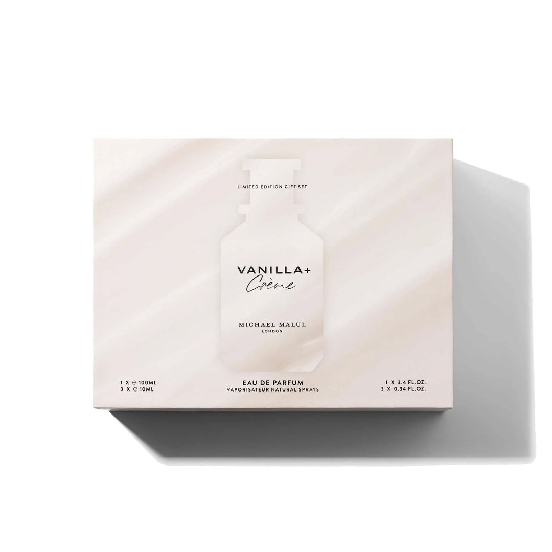 Vanilla+Creme 3-Piece Set By Michael Malul For Women 3.4oz EDP Spray