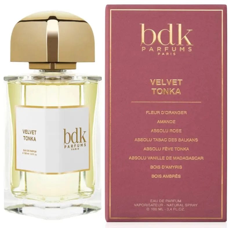 Velvet Tonka BDK Parfums – Unisex 3.4oz Eau De Parfum.