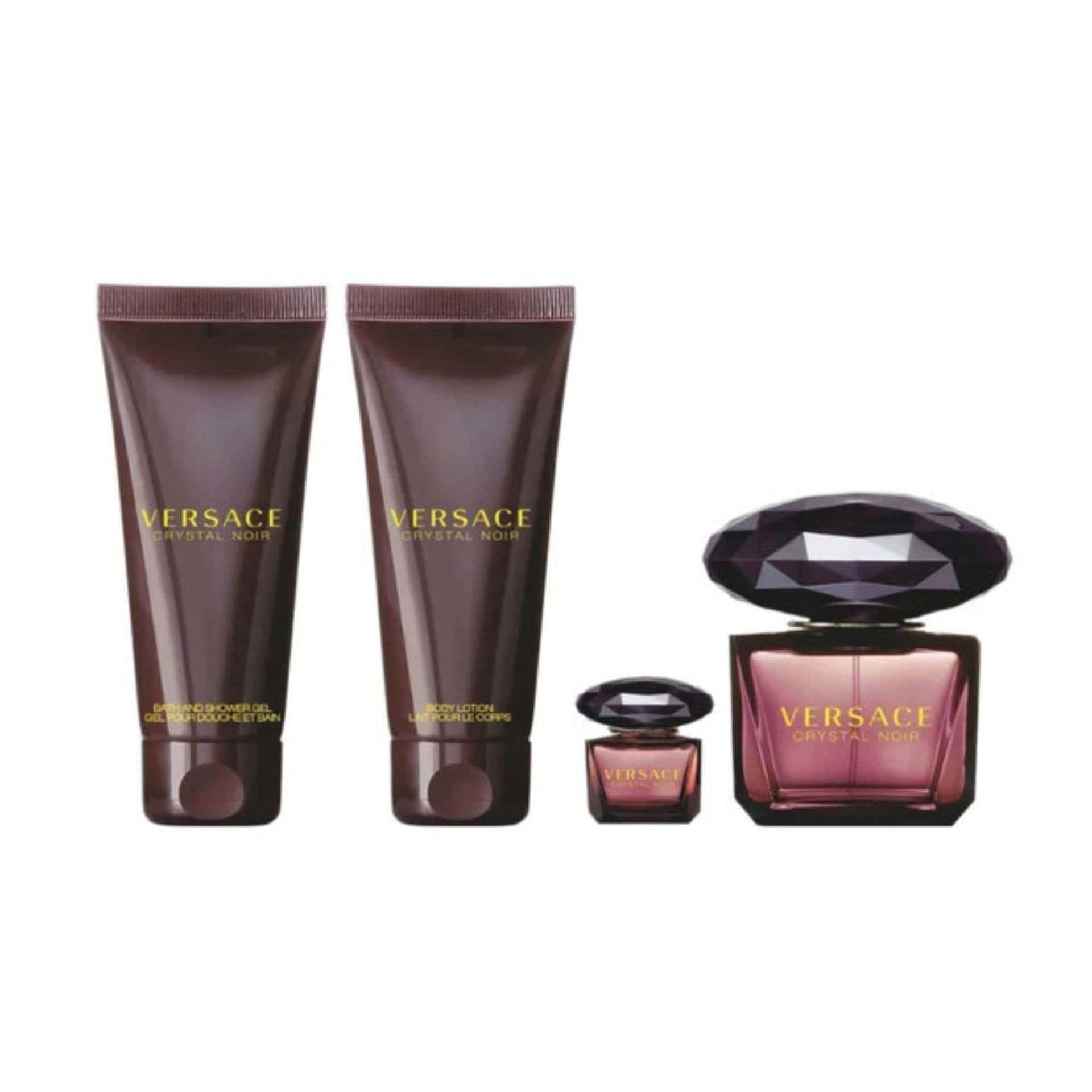 Crystal Noir By Versace For Women 4Pcs Set EDP Spray - perfumesandrea