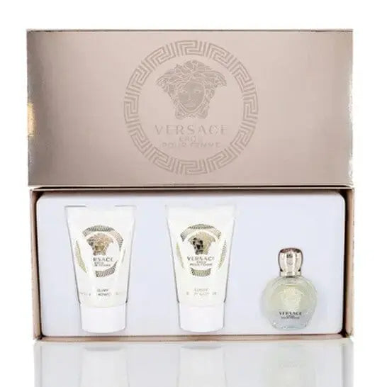Versace Eros Femme EDP mini bottles detail