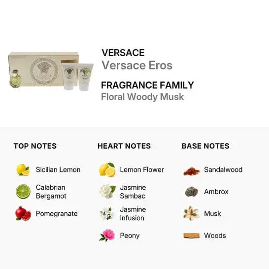 Versace Eros Femme original 3 piece mini set box