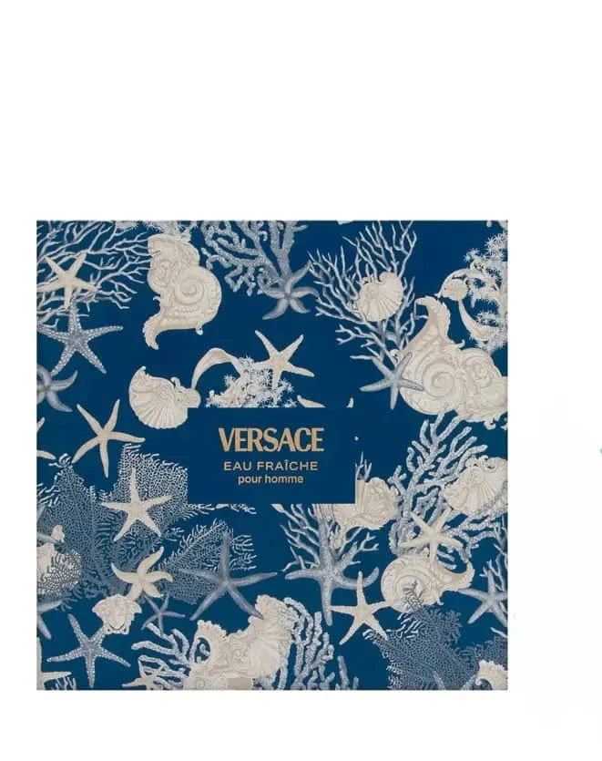 Versace Man Eau Fraiche Men's 3pc Gift Set Eau De Toilette.
