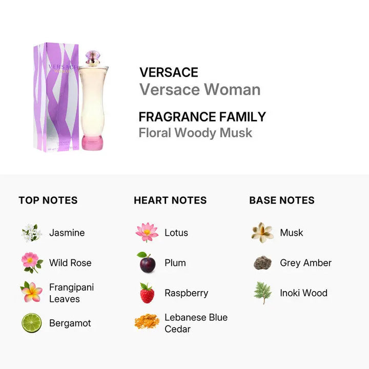 Woman By Versace 3.4oz Eau De Parfum Spray