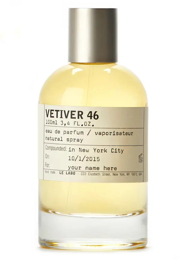 Vetiver 46 by Le Labo original box 3.4oz Eau de Parfum
