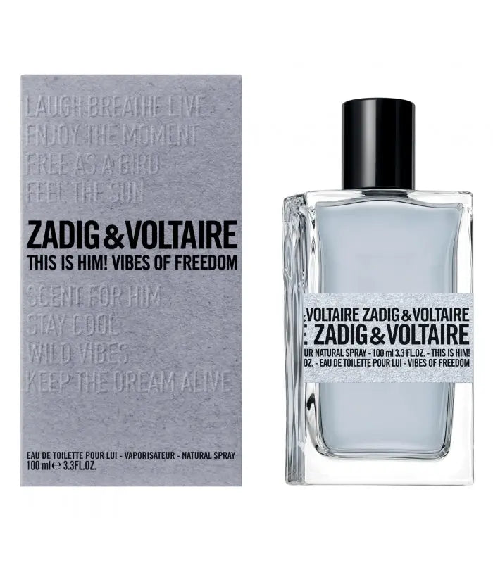 This Is Him! Vibes of Freedom By Zadig &amp; Voltaire For Men 3.3oz EDT Spray