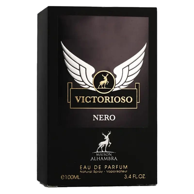 Victorioso Nero by Maison Alhambra bold masculine fragrance for men
