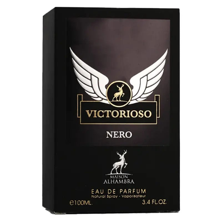 Victorioso Nero by Maison Alhambra bold masculine fragrance for men
