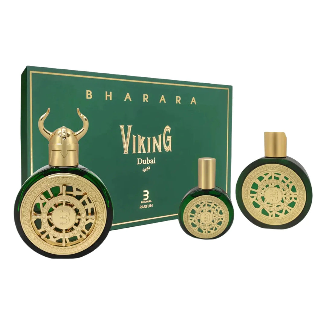 Viking Dubai 3-Piece Set By Bharara For Unisex 3.4oz Parfum Spray