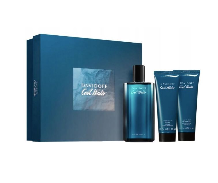 Davidoff Cool Water (3pc Gift Set) For Men´s EDT Spray