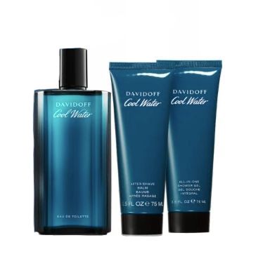 Davidoff Cool Water (3pc Gift Set) For Men´s EDT Spray