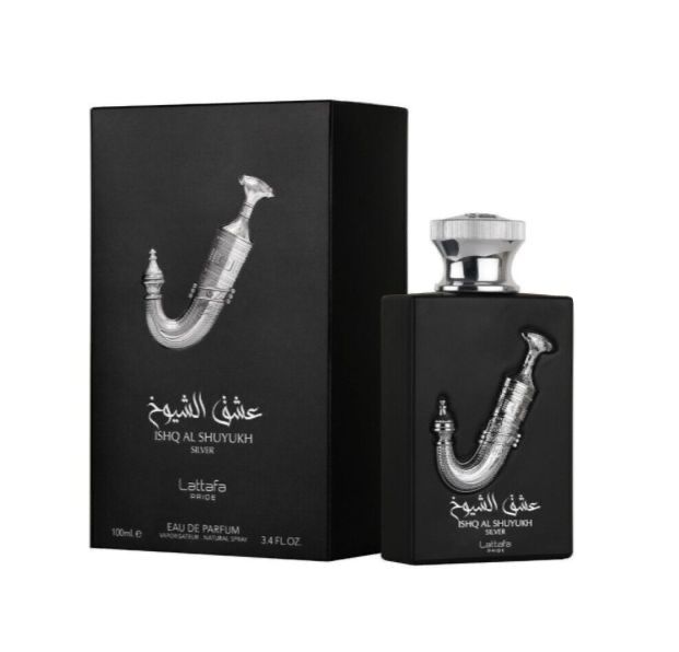 Ishq Al Shuyukh Silver By Lattafa Unisex 3.4 oz EDP Spray