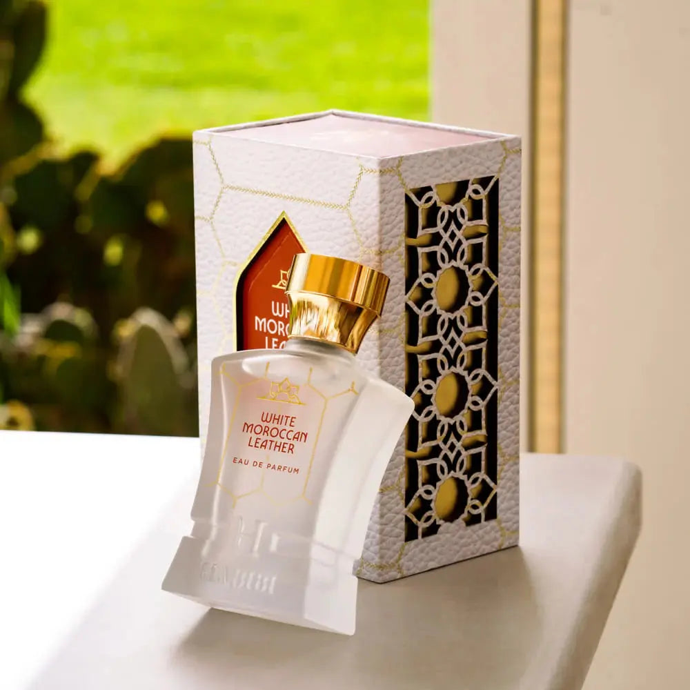 White Moroccan Leather By Habibi For Men 2.5 oz EDP Spray Habibi