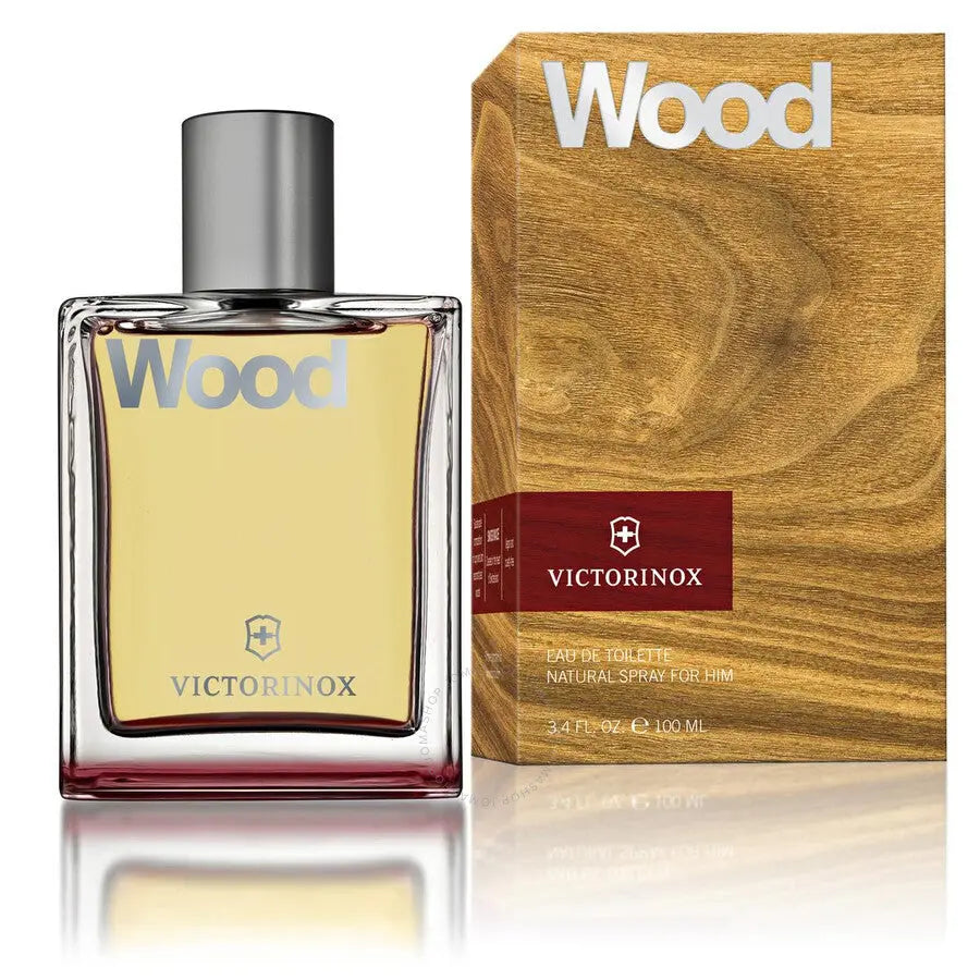 Wood By Victorinox For Men 3.4oz EDT Spray