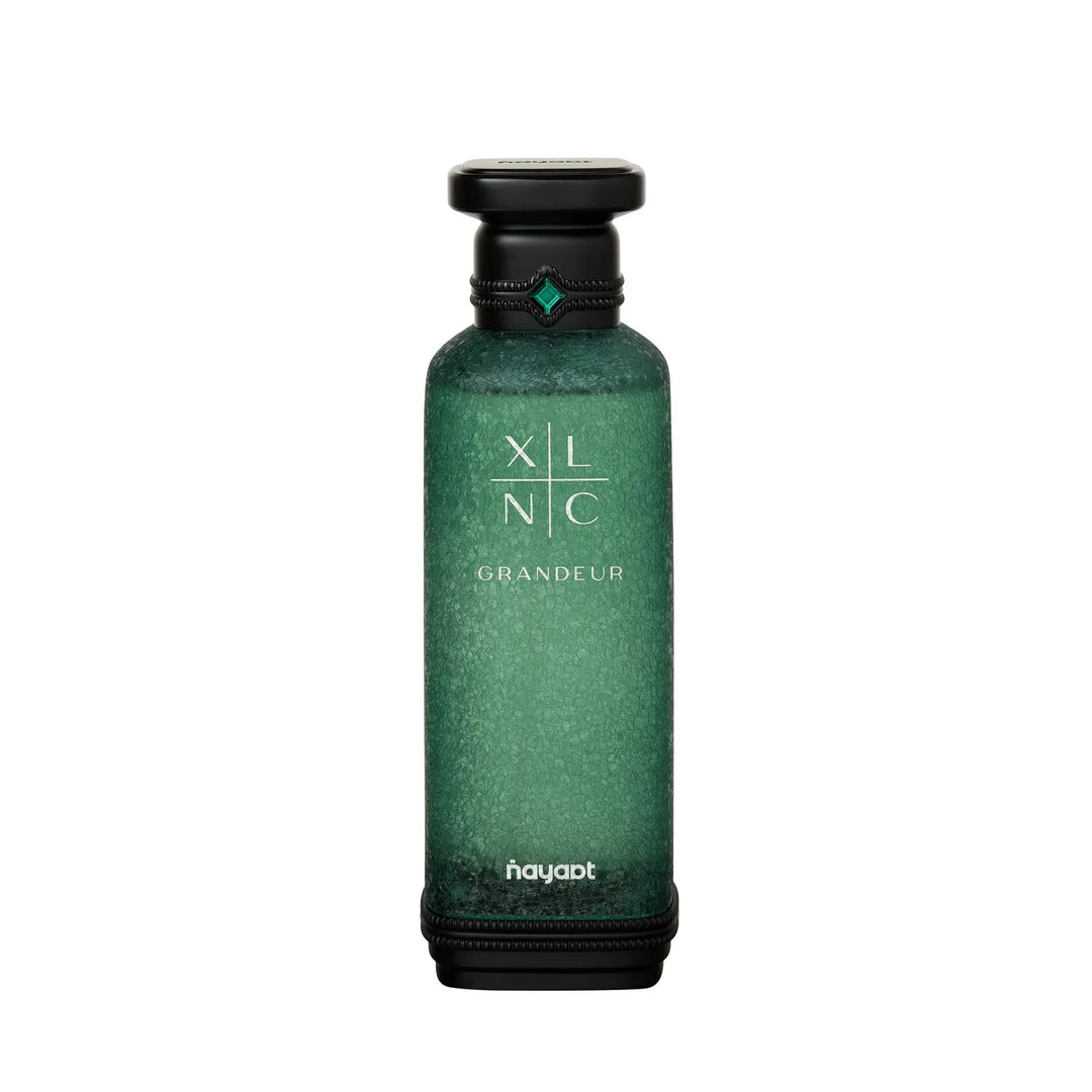 XLNC Grandeur by Nayaat 6.8oz EDP bottle detail