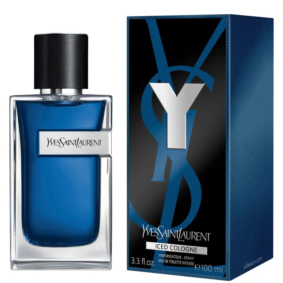 Y Iced Cologne Intense By Yves Saint Laurent For Men 3.4oz EDT Spray bottle