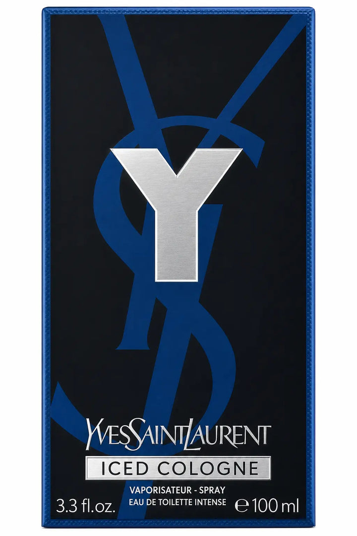 Y Iced Cologne Intense Yves Saint Laurent 3.4oz EDT original box packaging