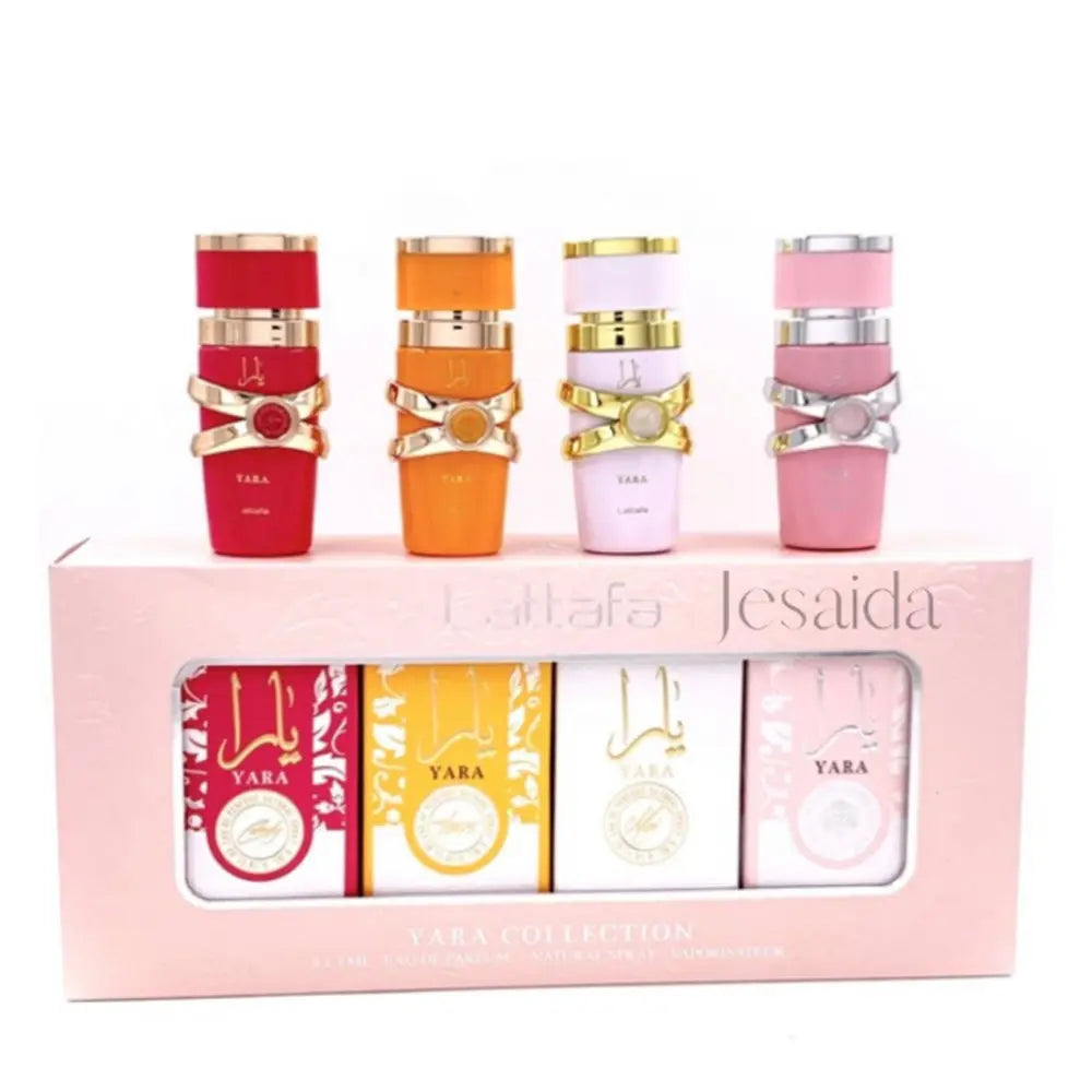 Yara Lattafa 4pc mini set 4x5ml perfumes collection