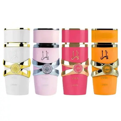 Yara Lattafa mini perfume bottles detail