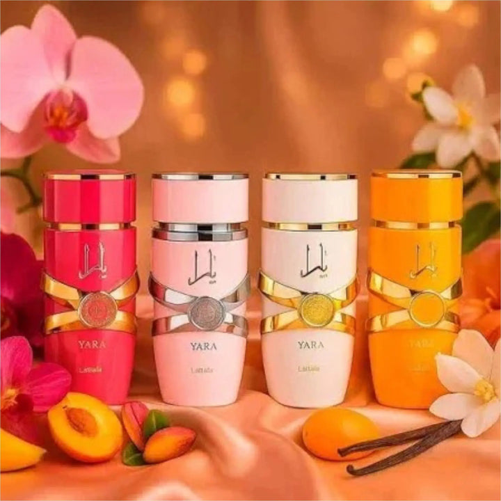 Yara Lattafa sweet feminine fragrance collection