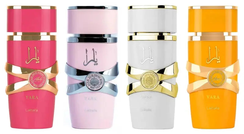 Yara Collection By Lattafa For Women 4Pcs Set EDP Spray Lattafa