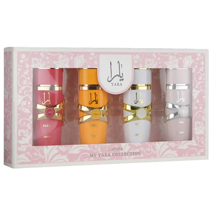Yara Collection By Lattafa For Women 4Pcs Set EDP Spray Lattafa