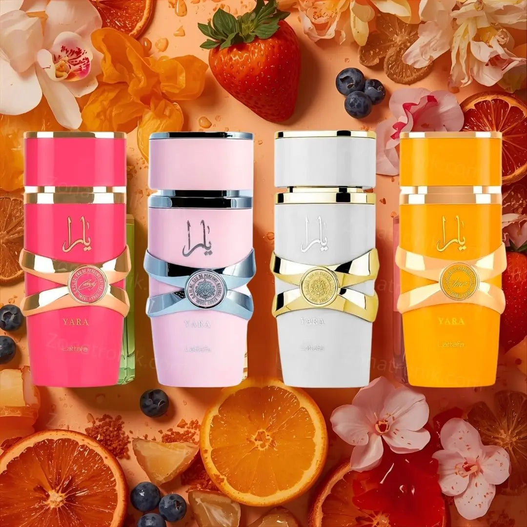 Yara Collection By Lattafa For Women 4Pcs Set EDP Spray Lattafa