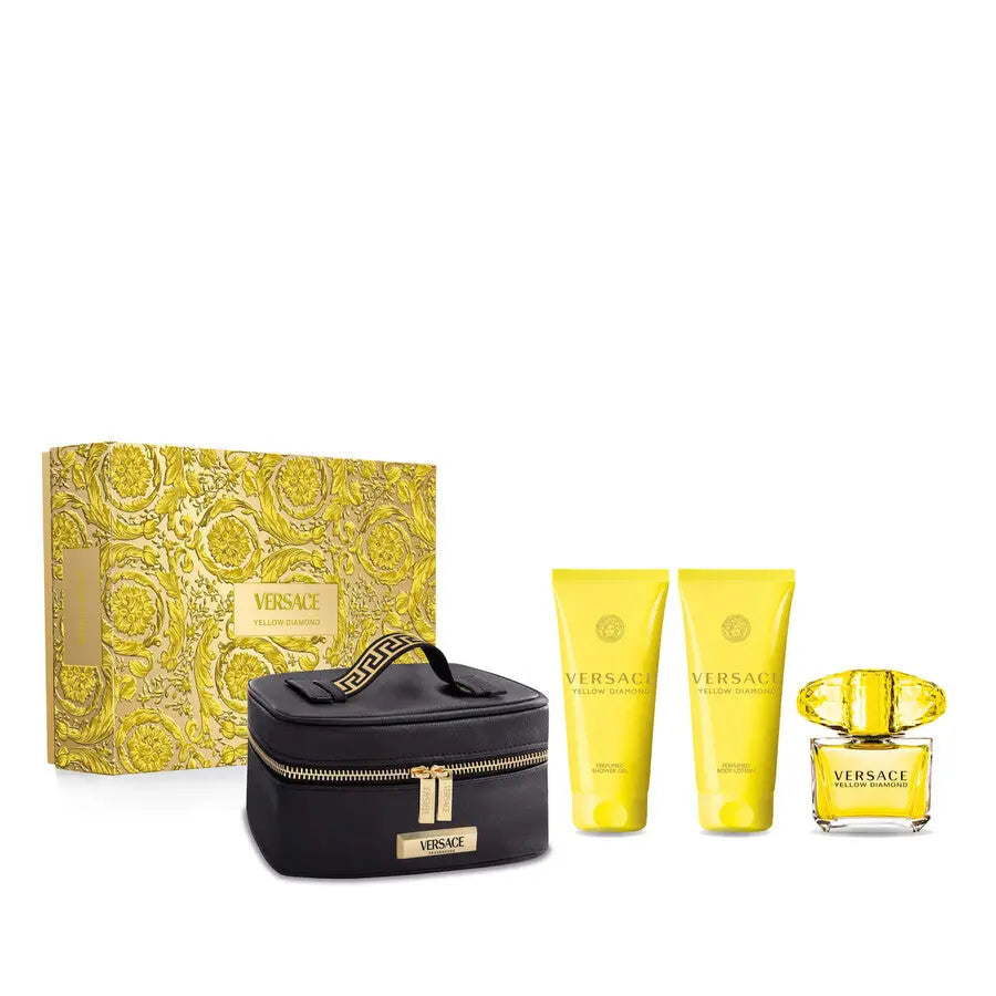 Yellow Diamond By Versace For Women 4Pcs Set EDT Spray Versace