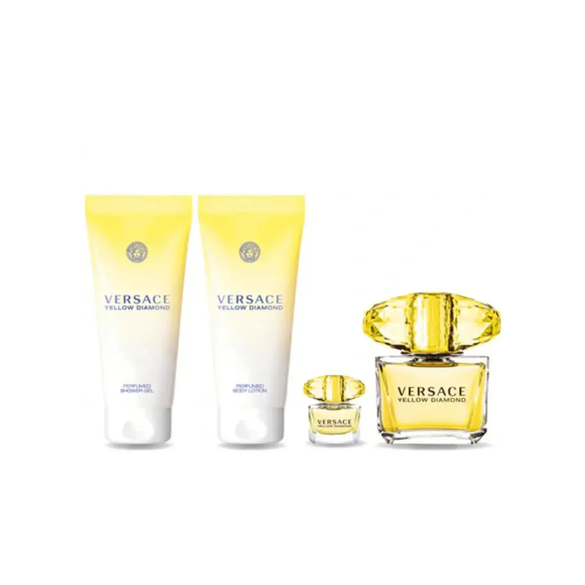 Yellow Diamond By Versace For Women EDT (4pc Gift Set) - perfumesandrea