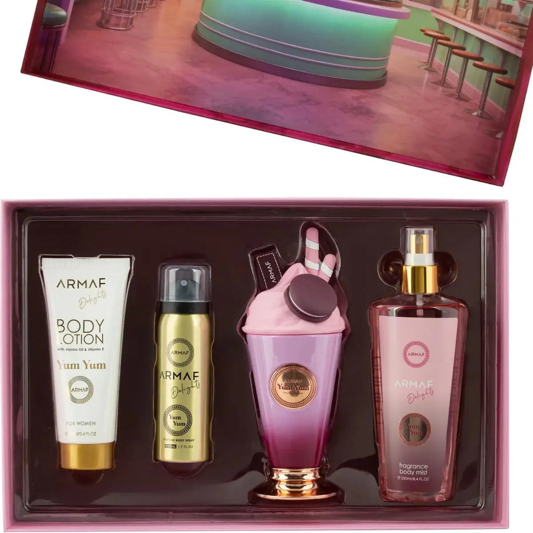 Yum Yum Armaf 4Pc Set for Women 3.4oz EDP perfume set
