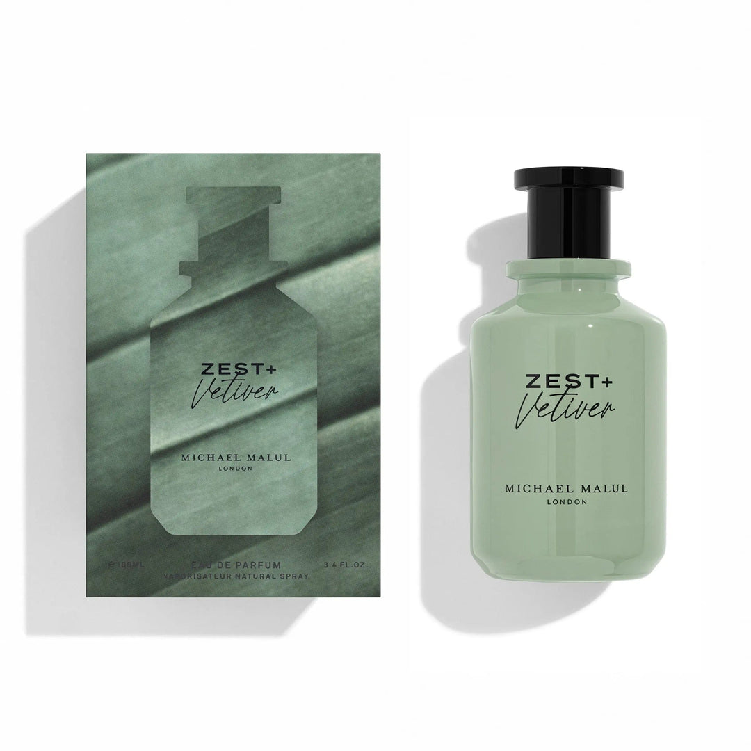 Zest+Vetiver By Michael Malul – For Men 3.4oz EDP.