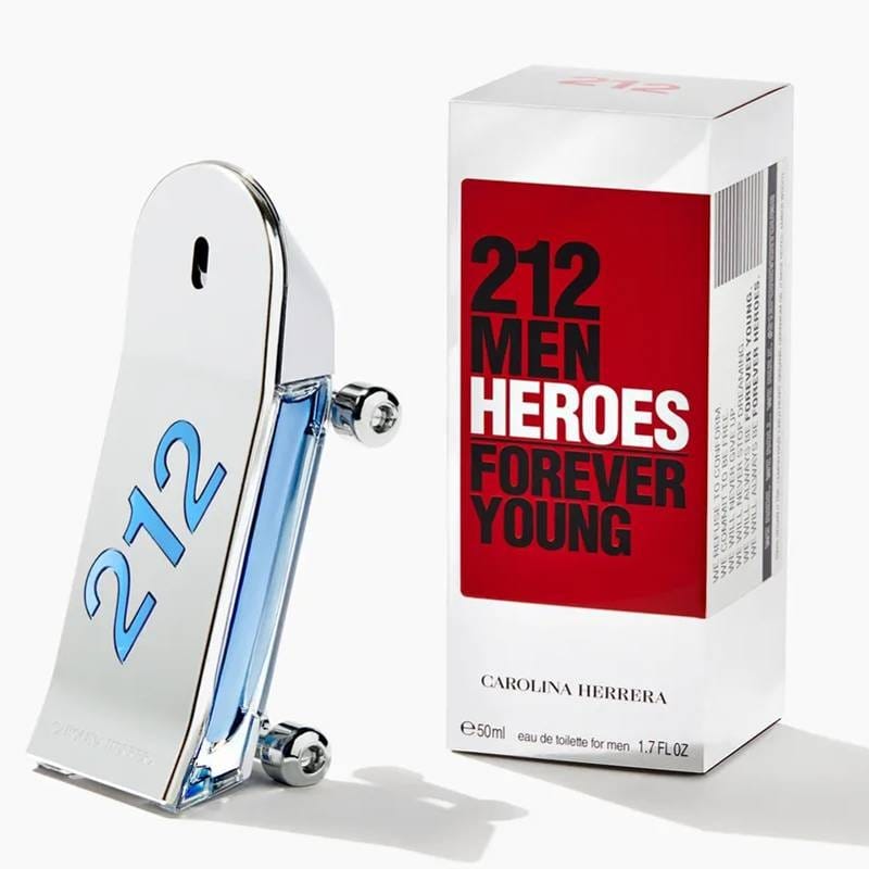 212 Heroes Forever Young by Carolina Herrera - Men's 1.7oz EDT.