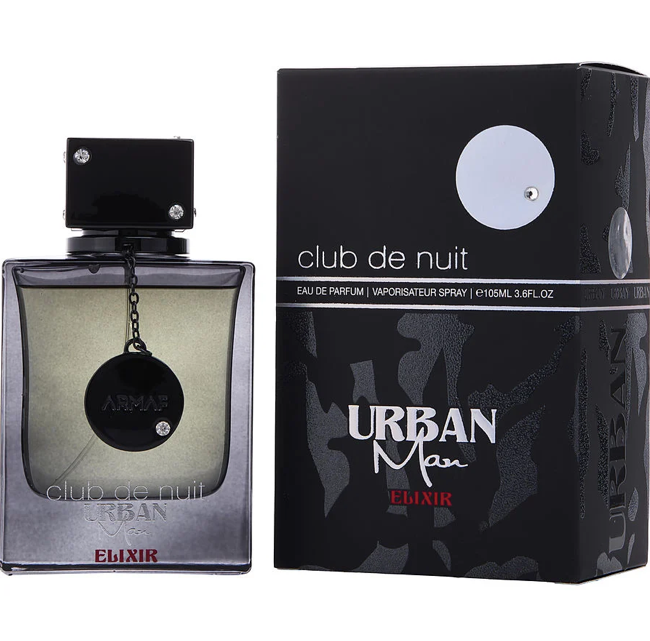 Club De Nuit Urban Elixir By Armaf For Men 3.6 oz EDP Spray.