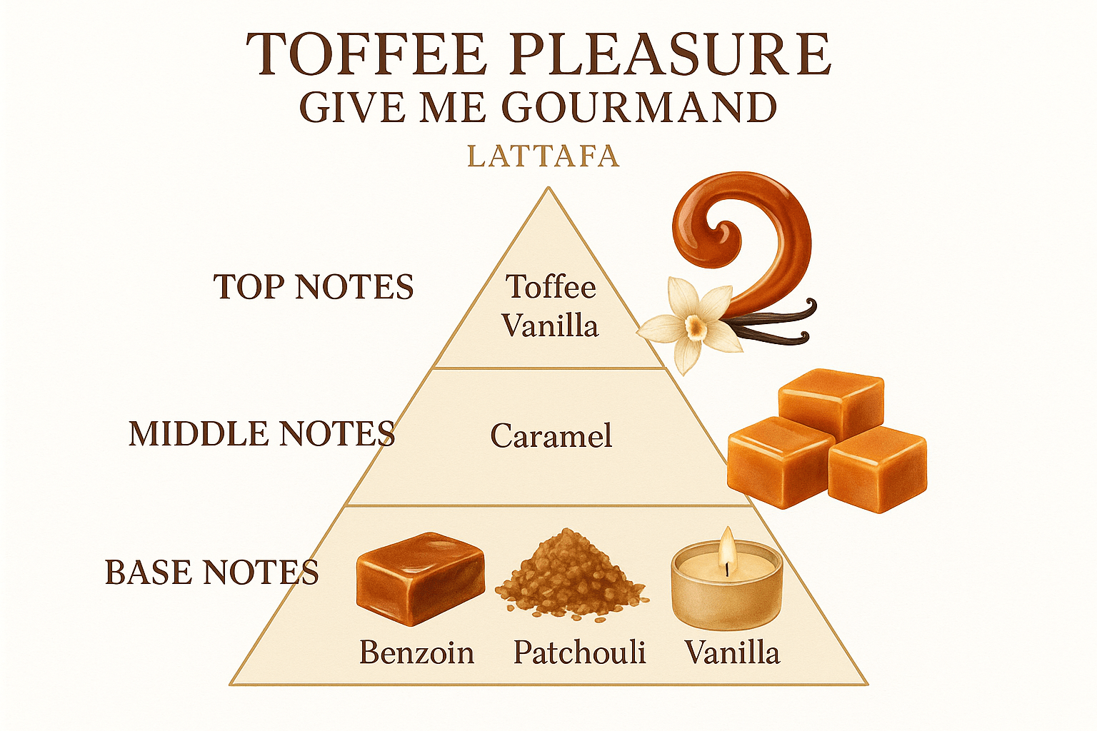 Notas del perfume Toffee Pleasure