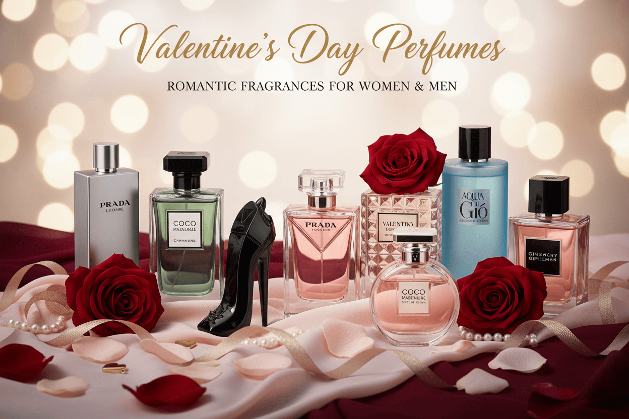 Valentine's Day Perfumes Collection Banner