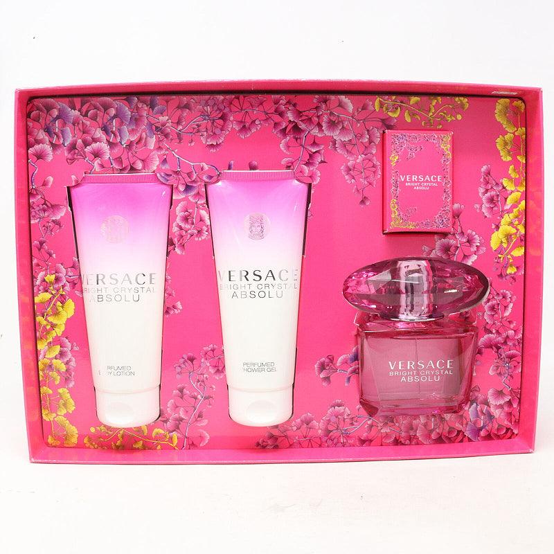 Bright Crystal Absolu By Versace Women’s 4-Piece Gift Set