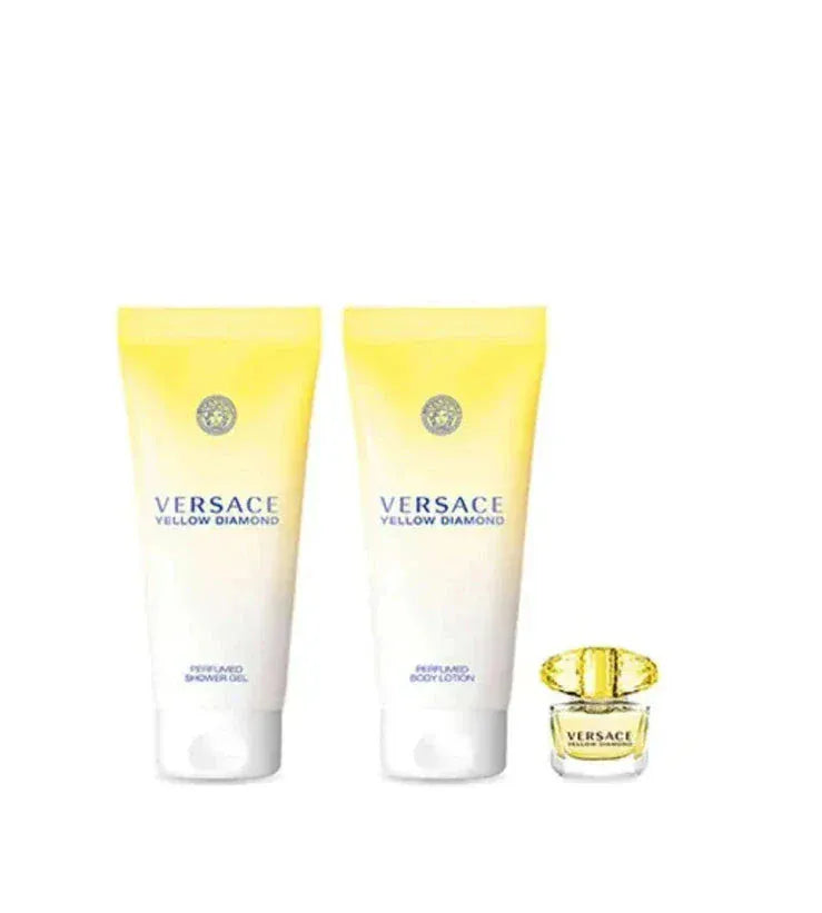 Yellow Diamond by Versace - For Women 4Pcs Gift Set EDT